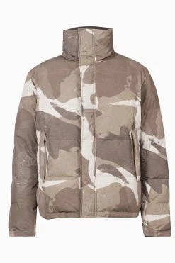 All Saints AllSaints Brown Novern Camo Jacket