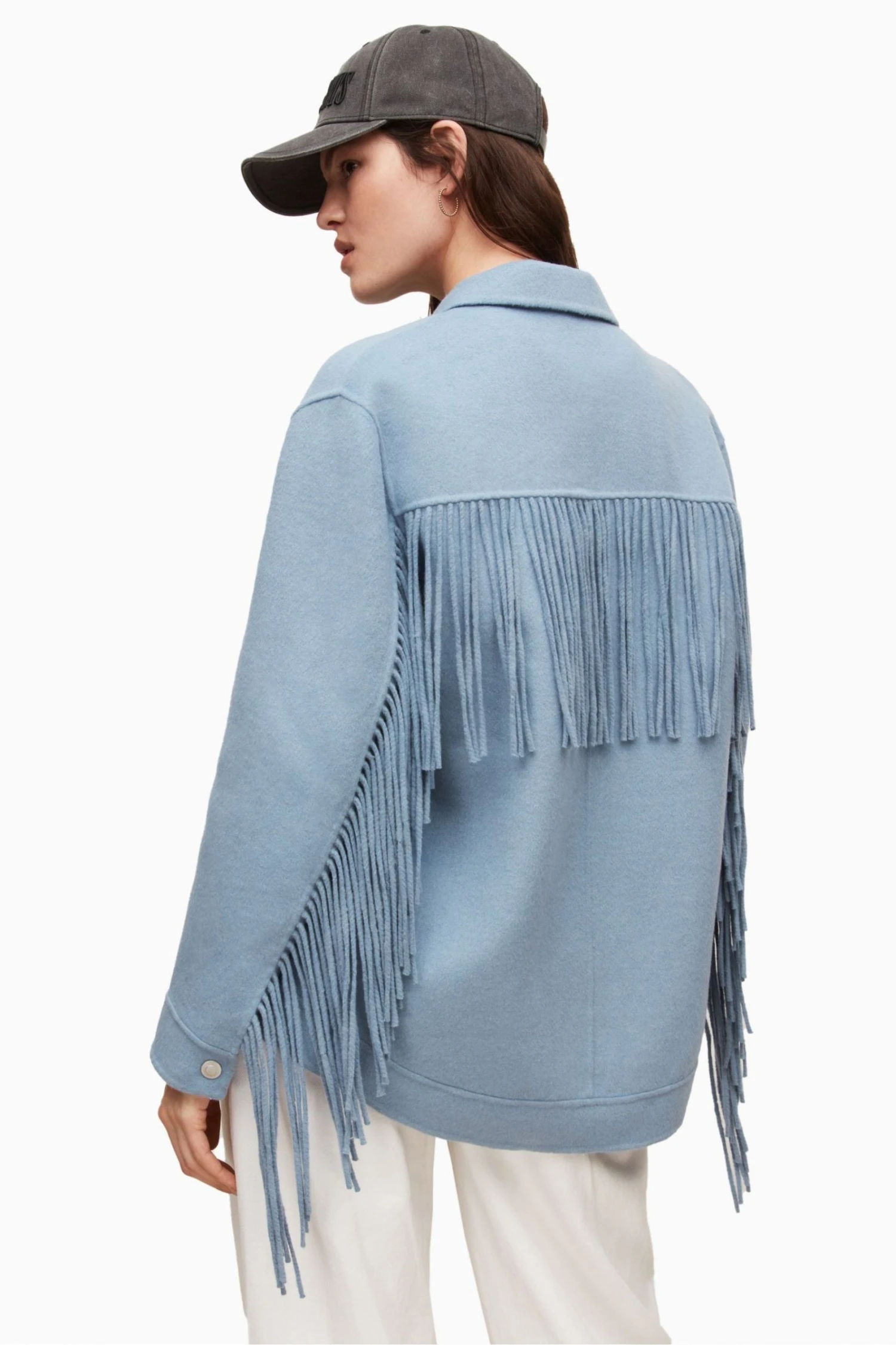 All Saints AllSaints Blue Franke Jacket - Image 2
