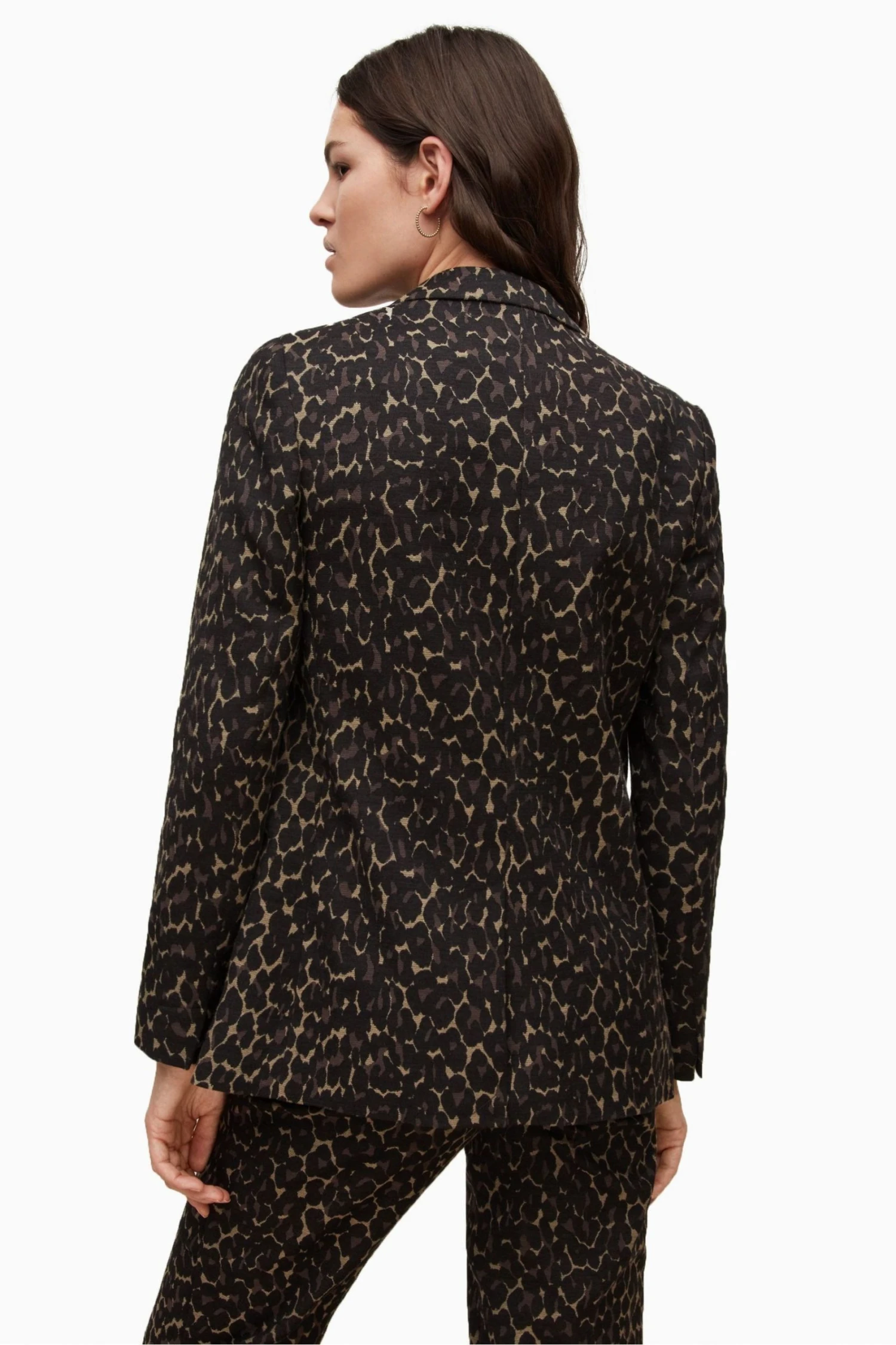 All Saints AllSaints Brown Aurora Blazer - Image 2