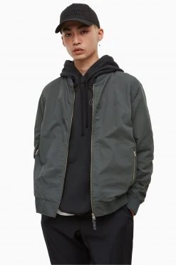 All Saints AllSaints Natural Bassett Bomber Jacket