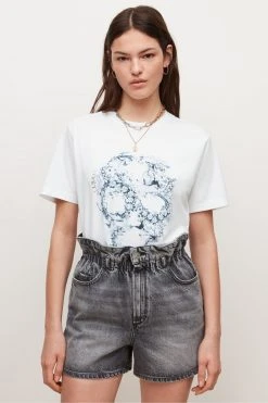 All Saints AllSaints White Murrina Boyfriend T-Shirt