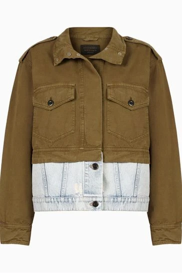 All Saints AllSaints Green Cadie Military Jacket - Image 10