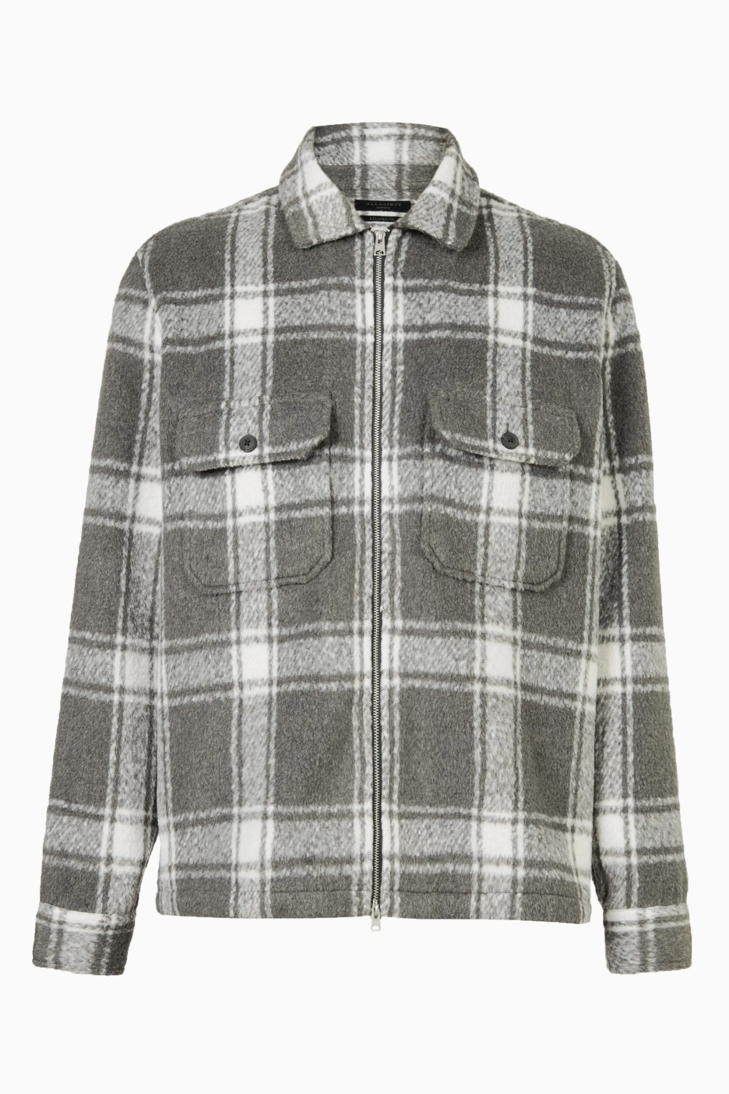 All Saints AllSaints Grey Honshu Jacket - Image 4