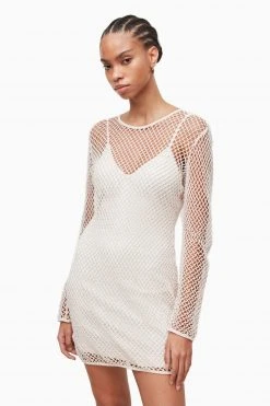 All Saints AllSaints White Rosalie Mini Dress