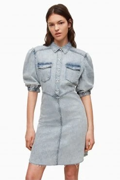 All Saints AllSaints Blue Jackie Denim Dress