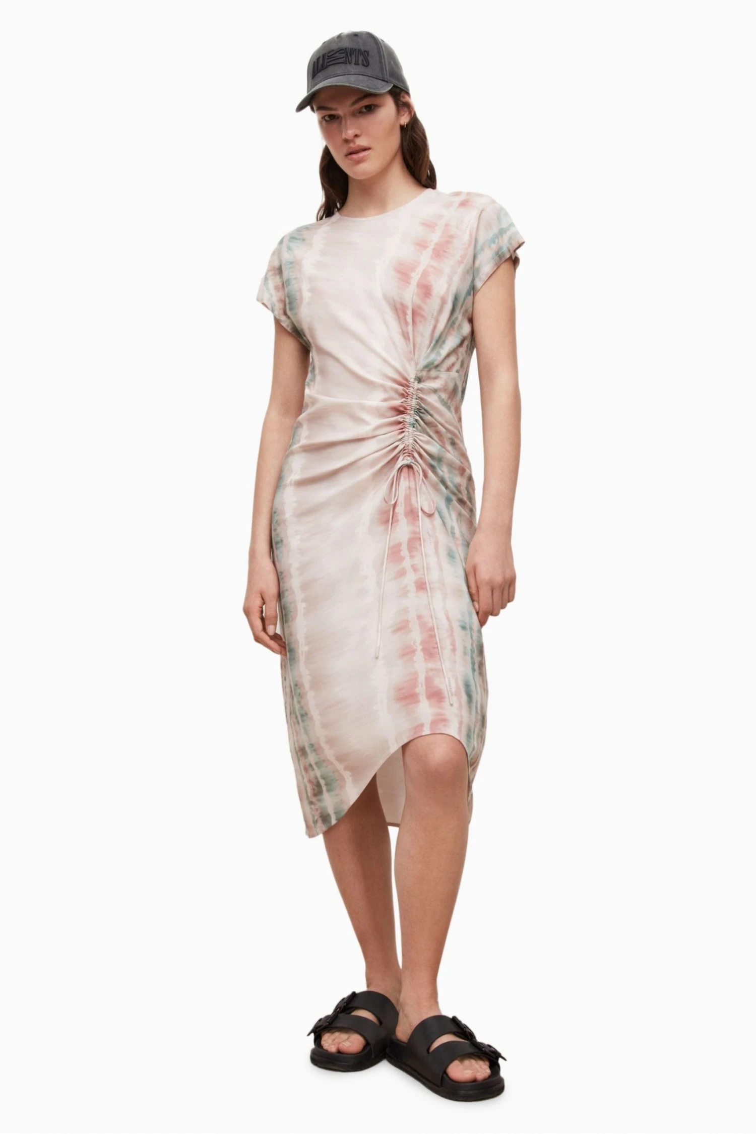 All Saints AllSaints Green Jarita Marea Dress - Image 4