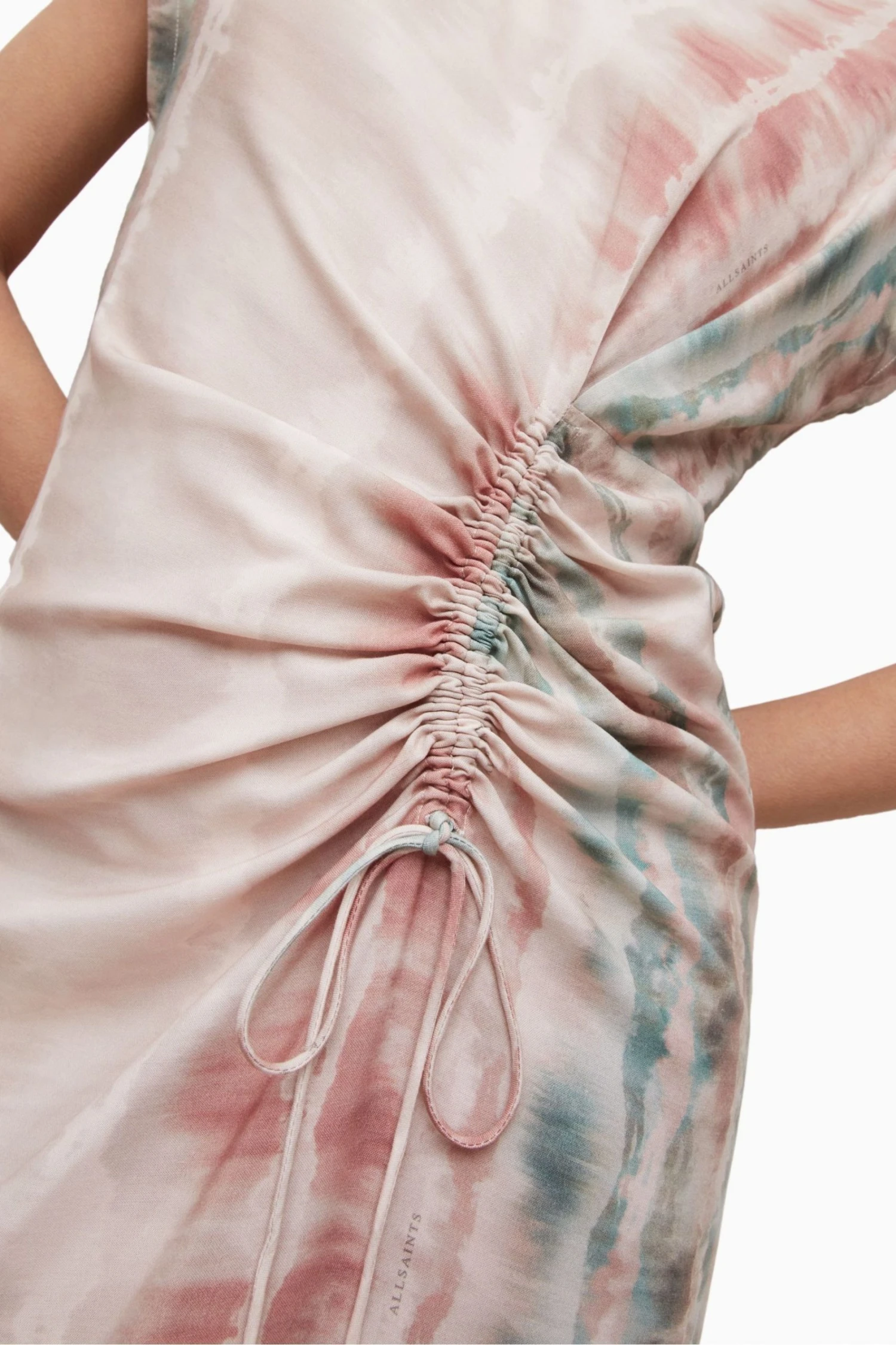 All Saints AllSaints Green Jarita Marea Dress - Image 5