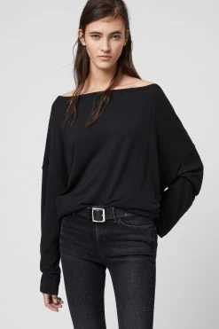 All Saints AllSaints Off The Shoulder Rita Top White