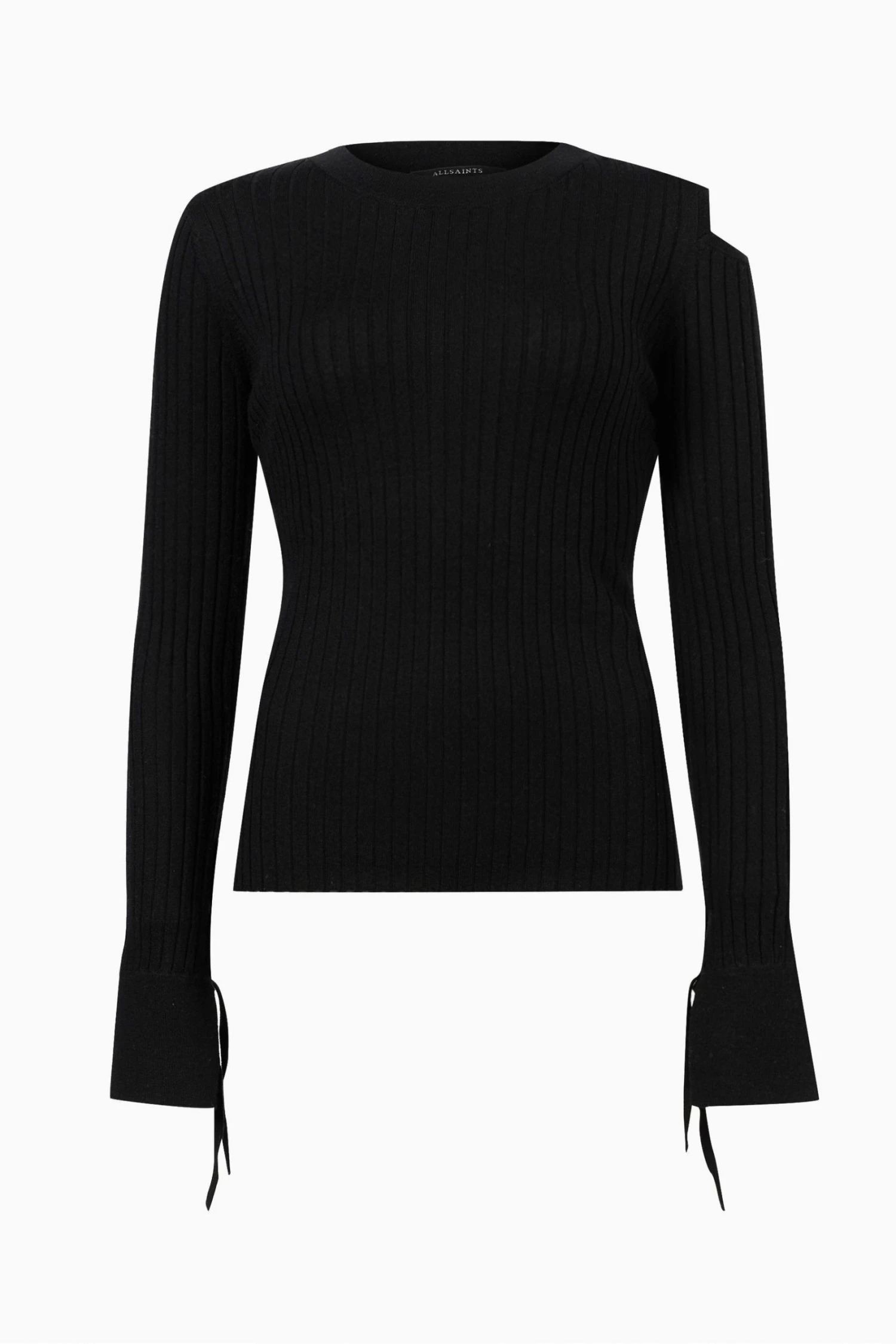 All Saints AllSaints Daina Black Jumper - Image 6