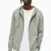 All Saints AllSaints Green Brace Hoodie