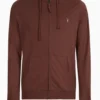 All Saints AllSaints Red Brace Hoodie