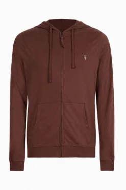 All Saints AllSaints Red Brace Hoodie