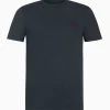 All Saints Black Brace Contrast Short-Sleeve Crew T-Shirt