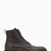 All Saints AllSaints Brown Leather Laker Boots