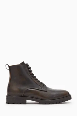 All Saints AllSaints Brown Leather Laker Boots