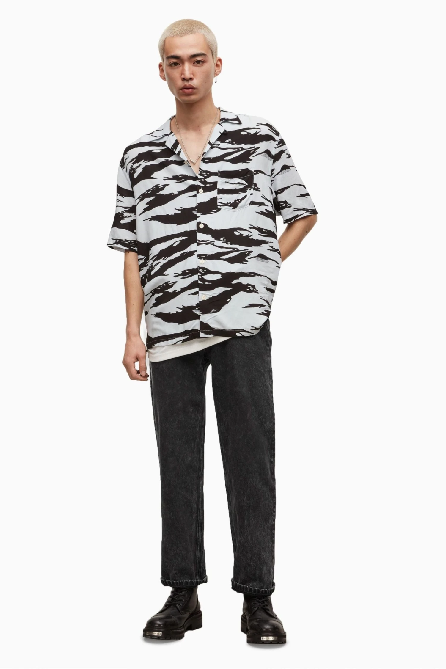 All Saints AllSaints Black Reeves Jeans - Image 3