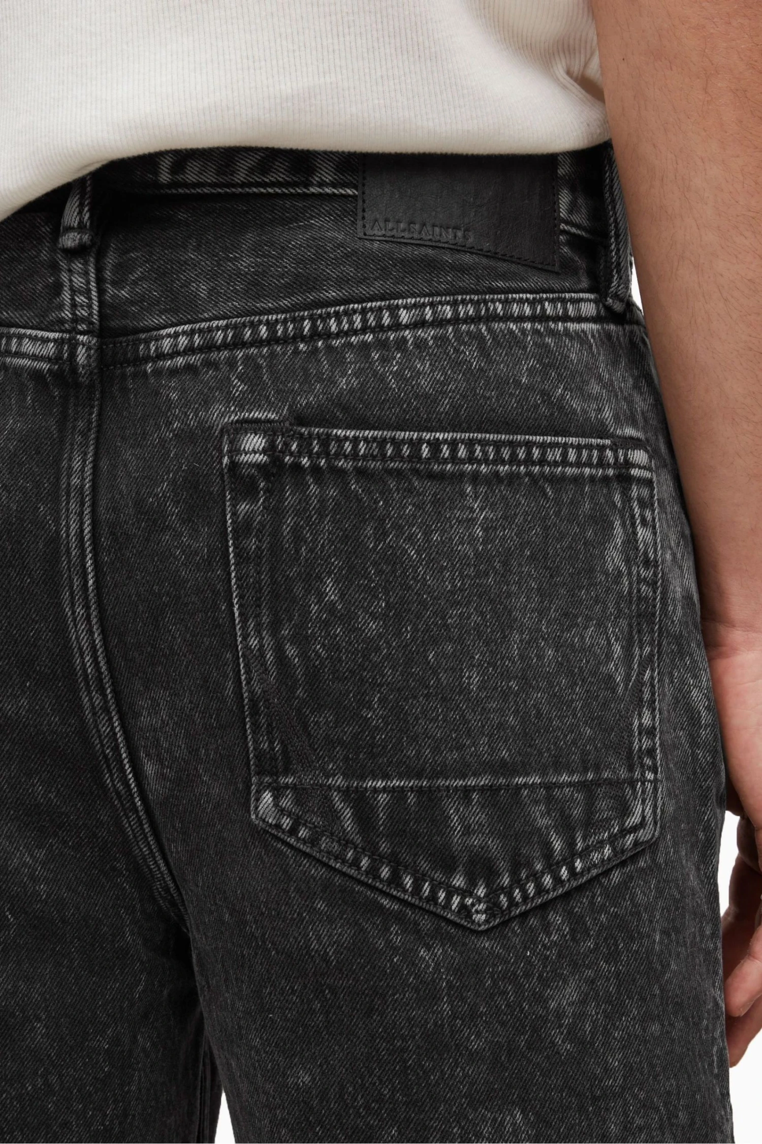 All Saints AllSaints Black Reeves Jeans - Image 5