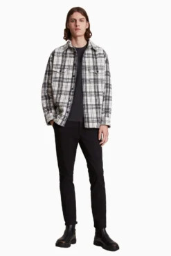 All Saints AllSaints Black Park Chinos