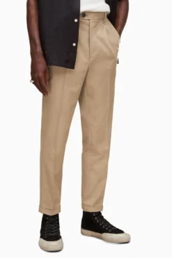 All Saints AllSaints Tallis Brown Trousers