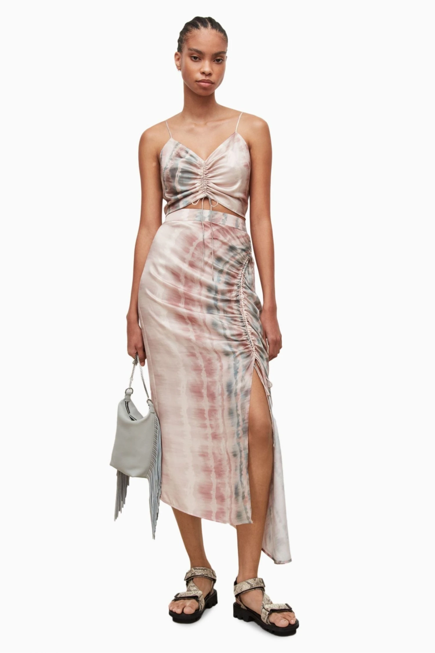 All Saints AllSaints Green Alexia Marea Top