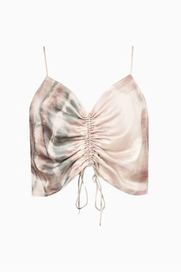 All Saints AllSaints Green Alexia Marea Top - Image 7