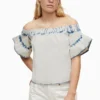 All Saints AllSaints Adela White Top