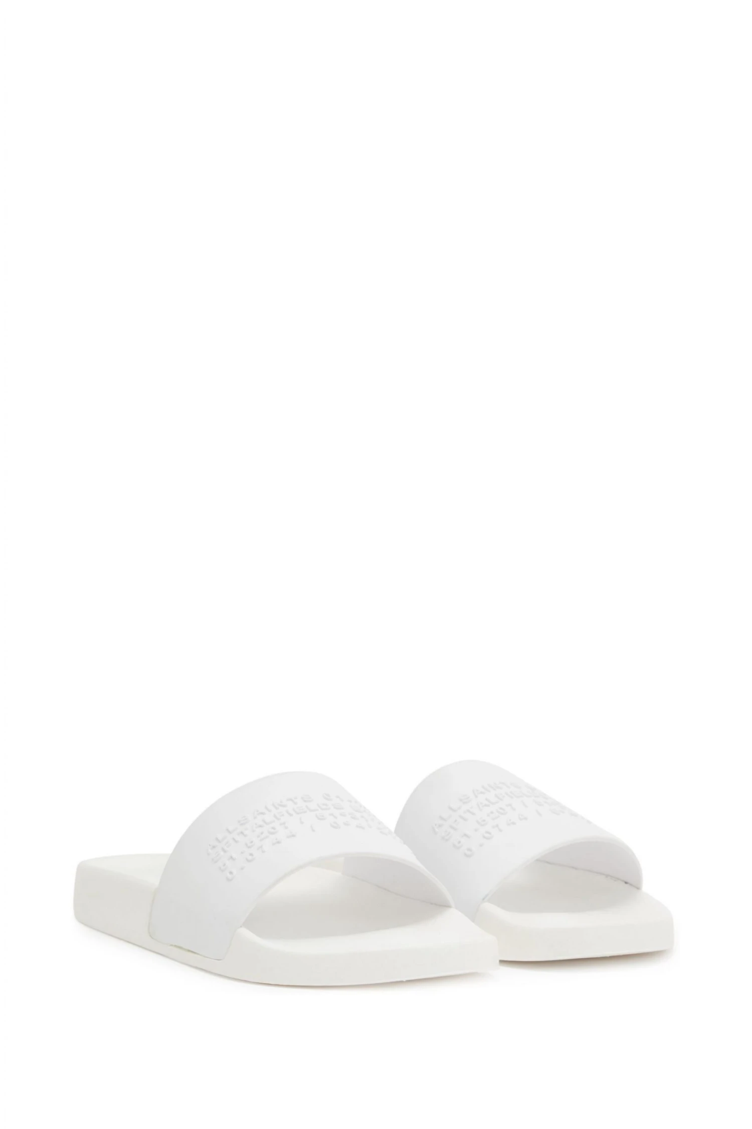 All Saints AllSaints White Renegade Sliders - Image 3
