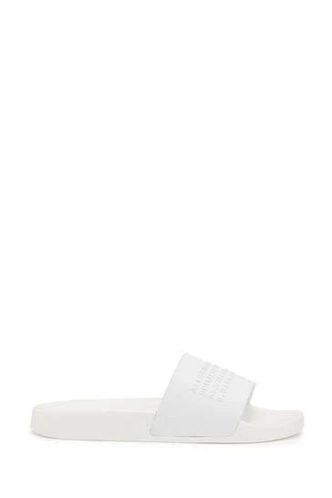All Saints AllSaints White Renegade Sliders - Image 6