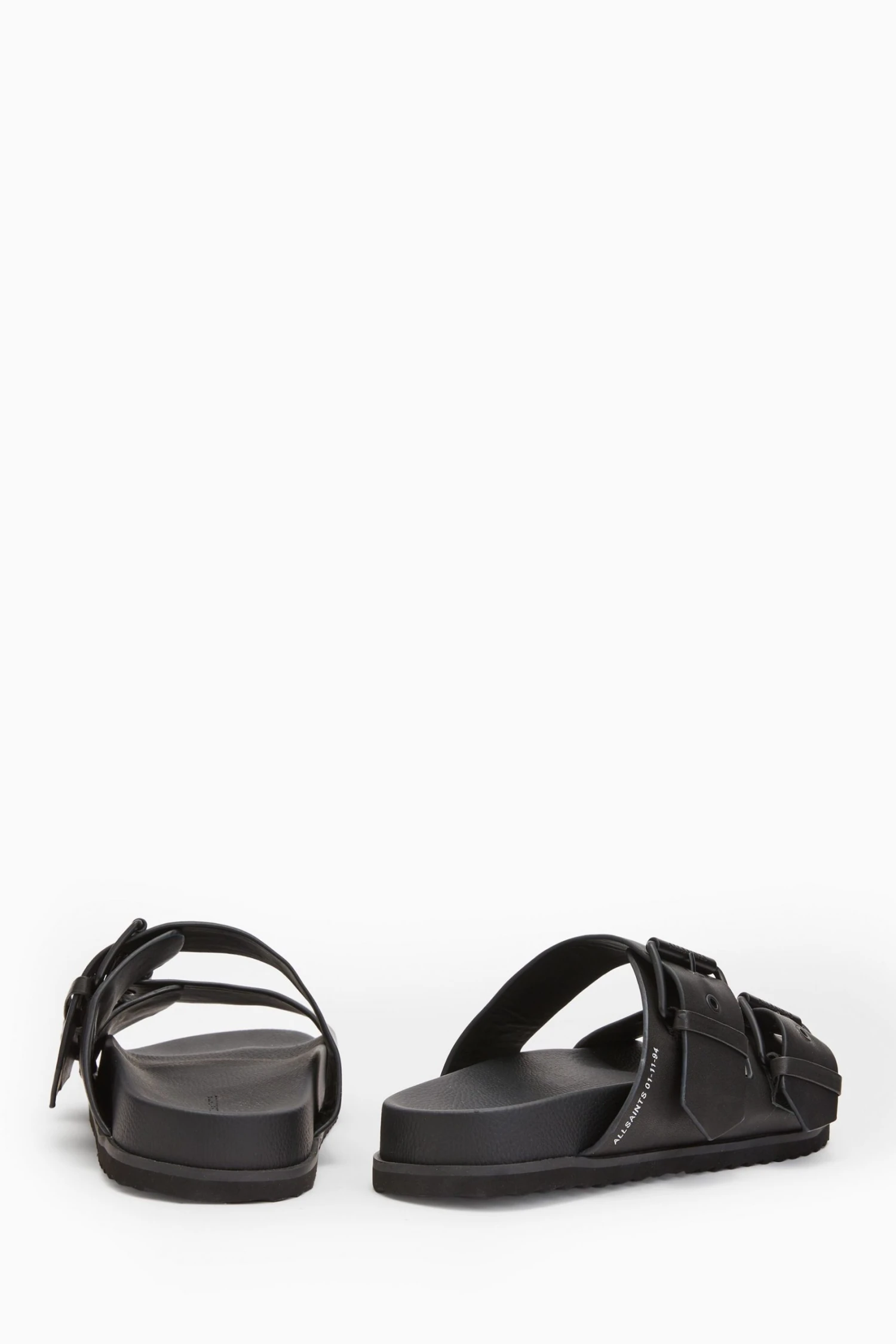 All Saints AllSaints Sian Black Sandals - Image 3
