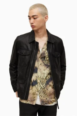 All Saints AllSaints Black Copa Jacket