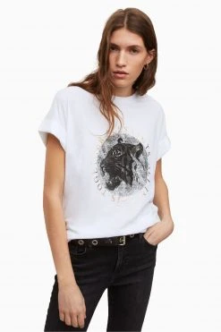 All Saints AllSaints White Lia Imogen Boy T-Shirt