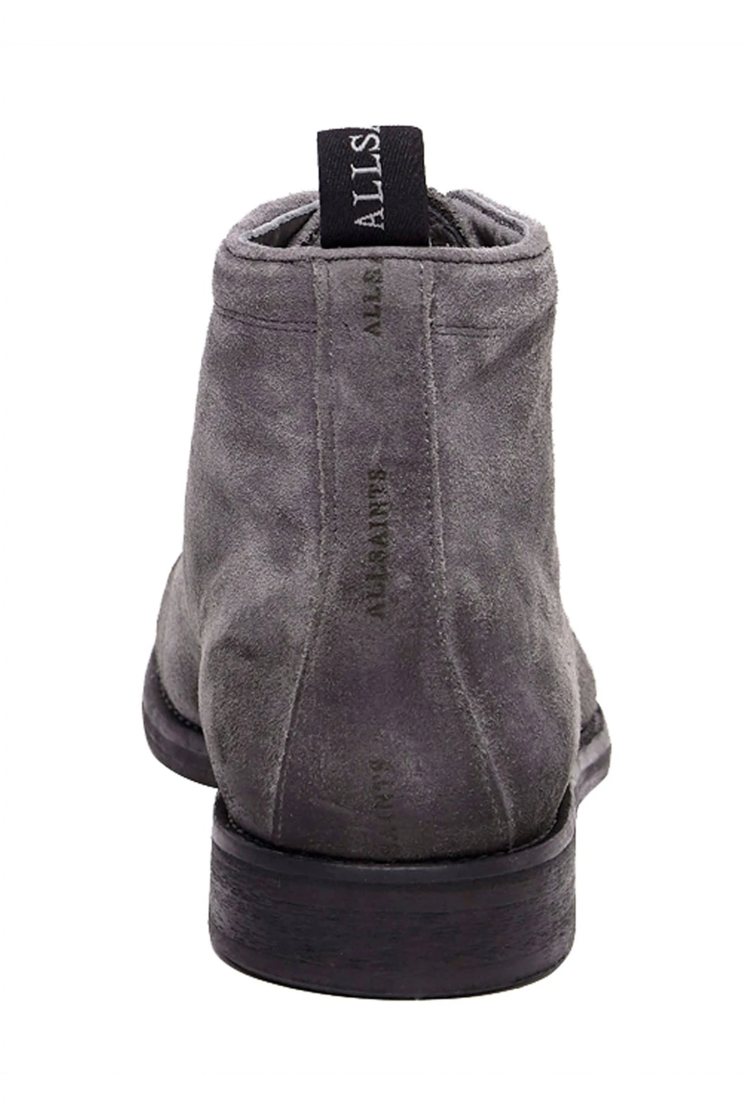 All Saints AllSaints Harland Grey Lace-Up Suede Boots - Image 4