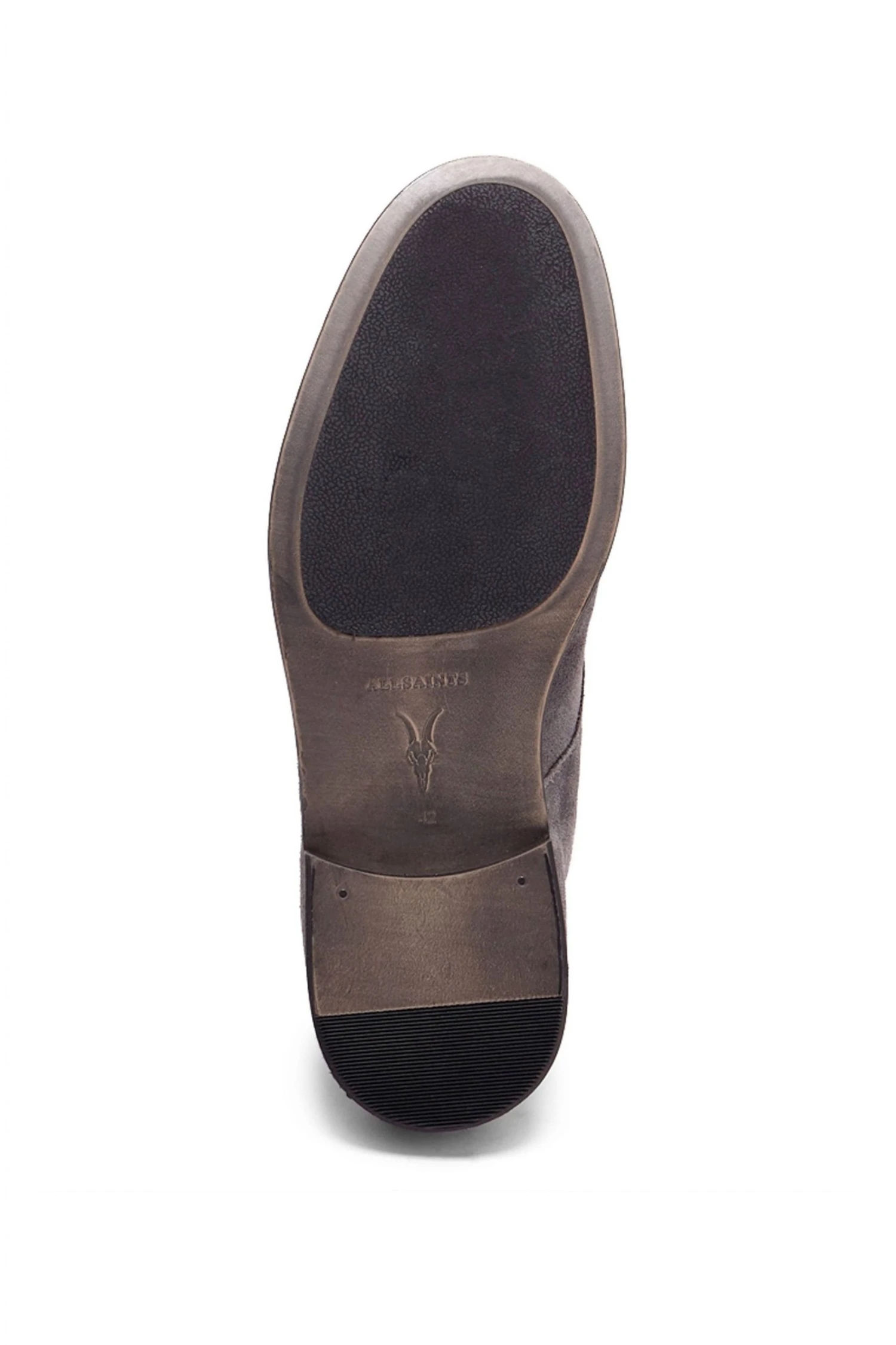 All Saints AllSaints Harland Grey Lace-Up Suede Boots - Image 5