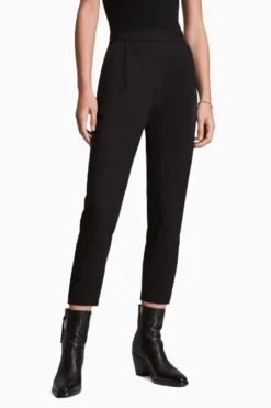 All Saints AllSaints Aleida Black Jersey Trousers