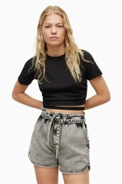 All Saints Ada Black T-Shirt