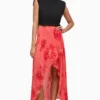 All Saints AllSaints Slvina Nila Orange Skirt