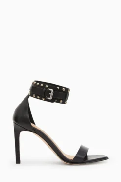 All Saints AllSaints Alma Black Stud Sandals