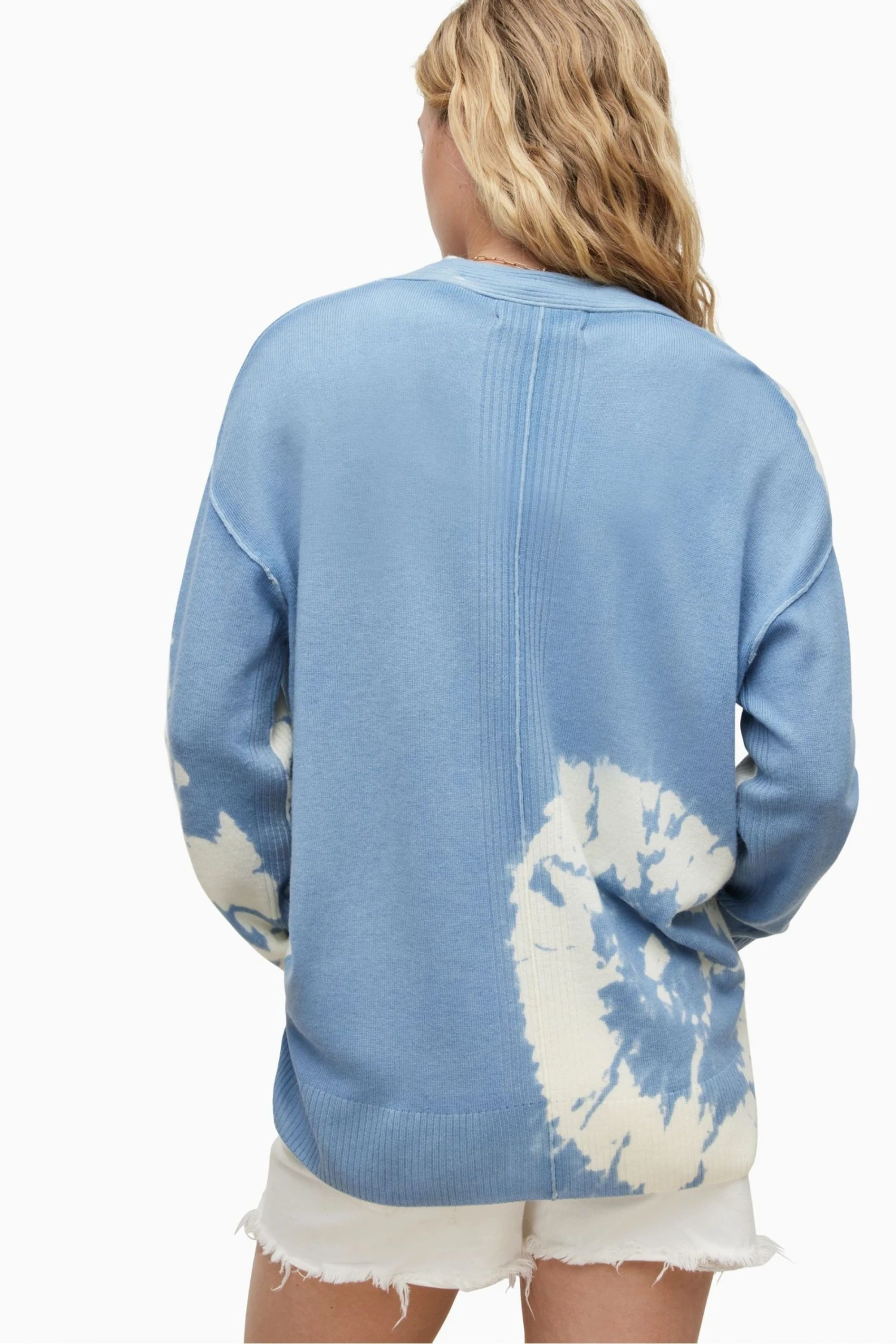 All Saints AllSaints Blue Harmony Cardigan - Image 2