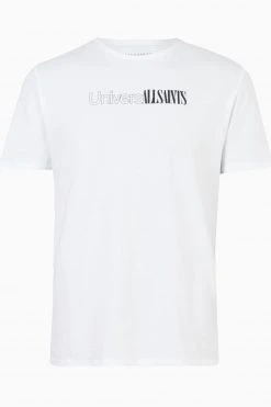 All Saints AllSaints White Nova Ss Crew T-Shirt