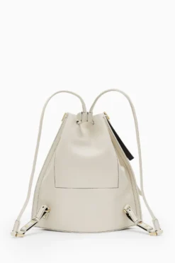 All Saints AllSaints White Alpha Contrast Backpack