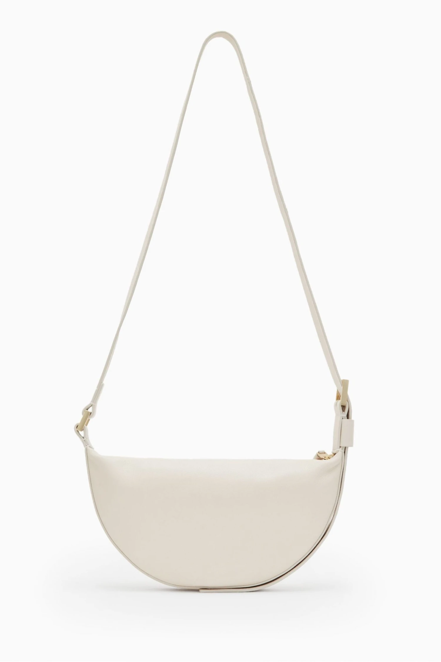 All Saints AllSaints White Half Moon Cross-Body Bag - Image 2