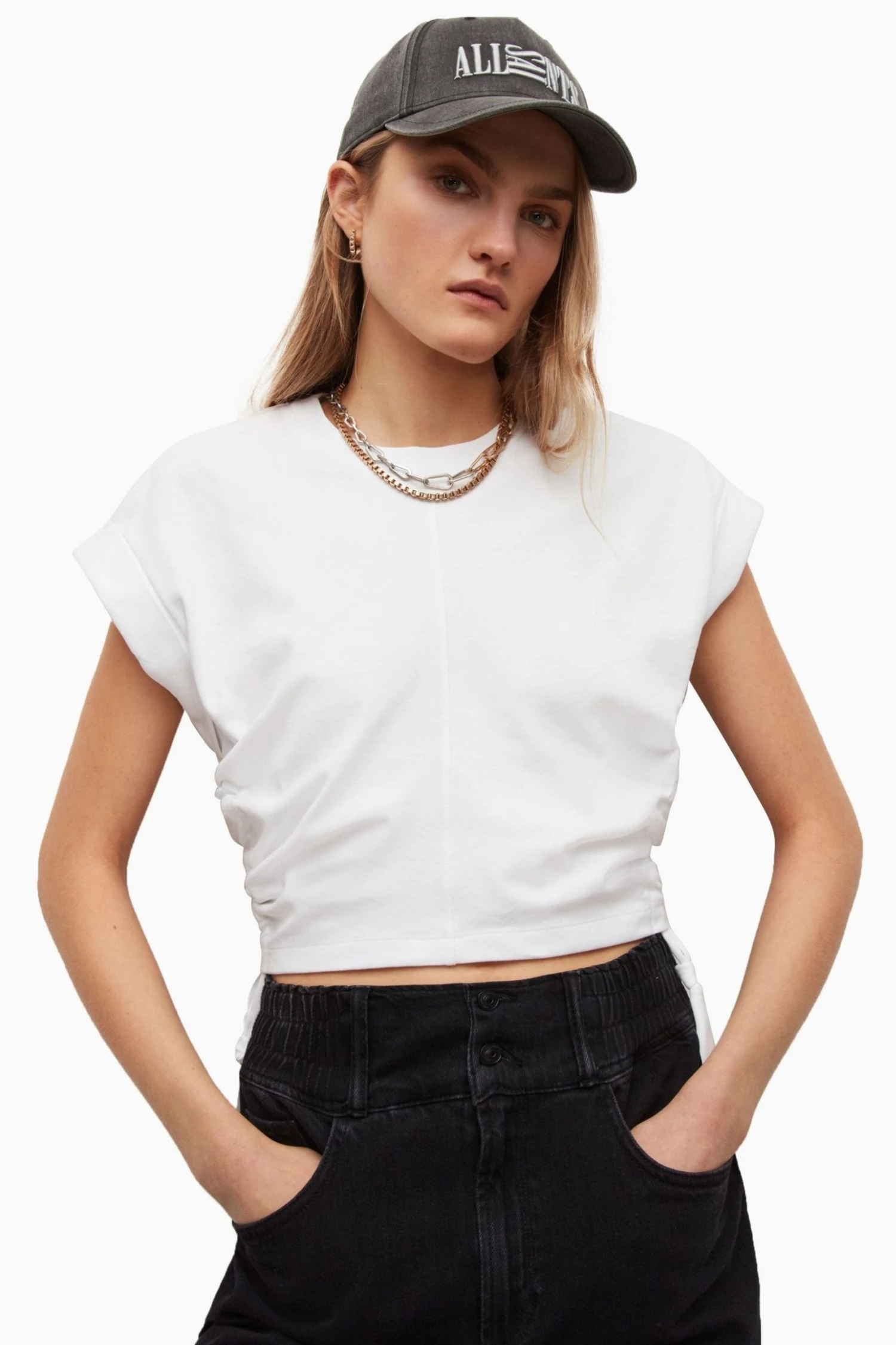 All Saints AllSaints White Mira T-Shirt