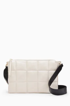 All Saints AllSaints White Sheringham Quilt Shoulder Bag