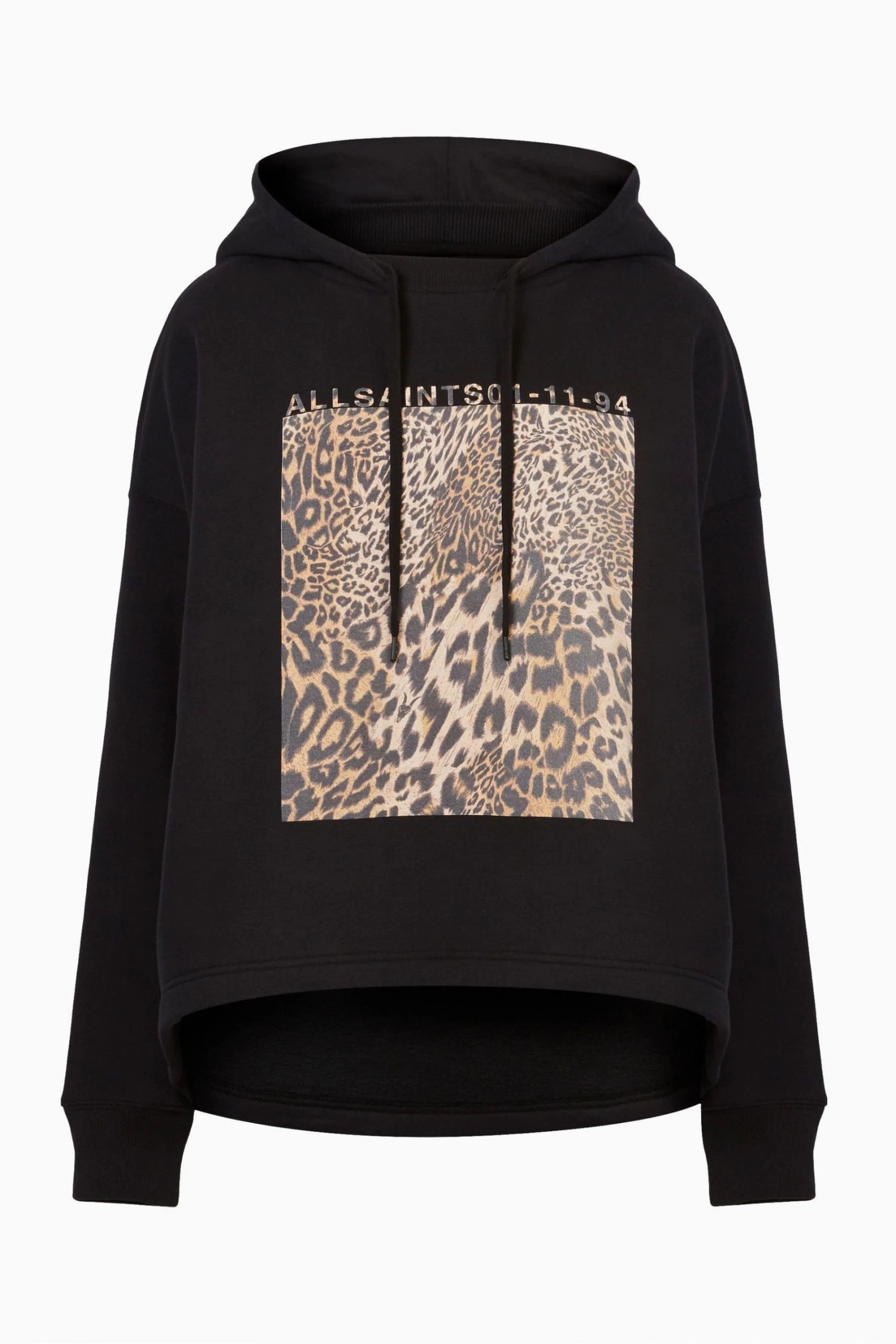 All Saints AllSaints Black Capso Kiku Etienne Hoodie - Image 6
