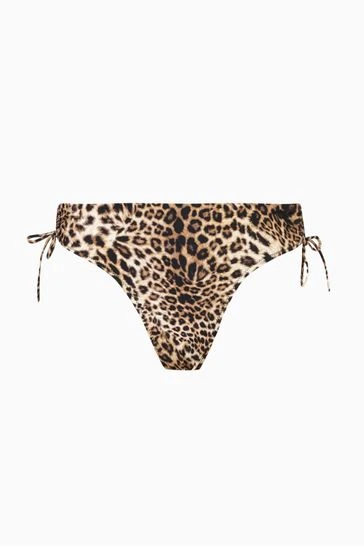 All Saints AllSaints Brown Bo Kiku Bikini Bottoms - Image 6