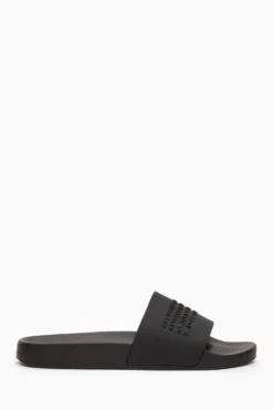 All Saints Black Renegade Sliders