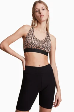 All Saints AllSaints Betha Kiku Brown Bralet