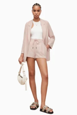 All Saints AllSaints Pink Aleida Tri Shorts