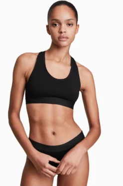 All Saints AllSaints Betha Black Bralet