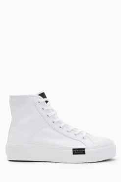 All Saints AllSaints White Dana Flatform High Shoes